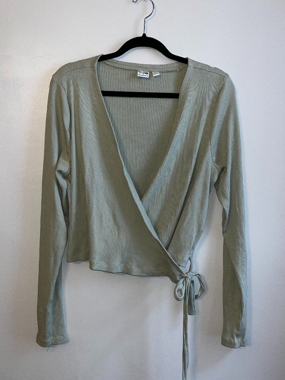 Long Sleeve Ribbed Wrap Top | Puma